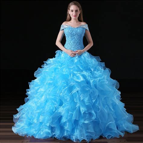 ball gown prom dresses blue|affordable prom ball gowns.